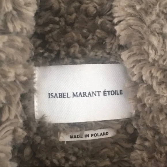 Isabel Marant Adams Faux Fur Teddy Jacket - Picture 3 of 12